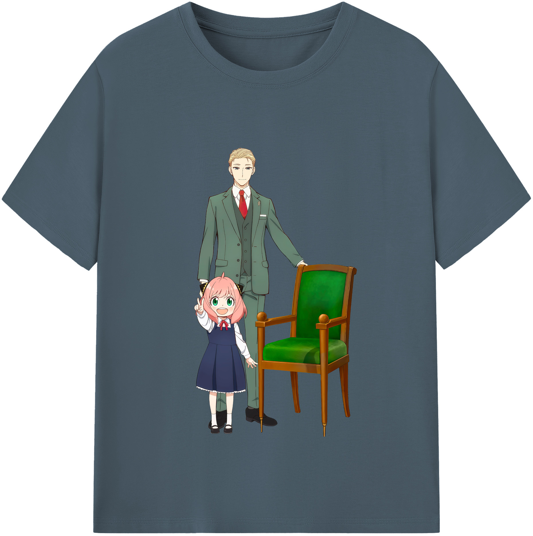 （画像用） SPY×FAMILY间谍家家酒 綿100％半袖Tシャツ（フロントプリント）